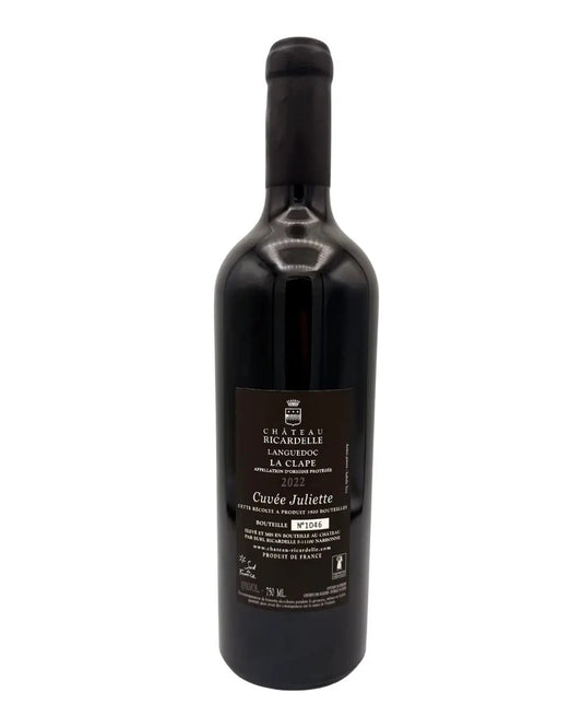 Chateau Ricardelle Juliette 2022 Languedoc La Clape