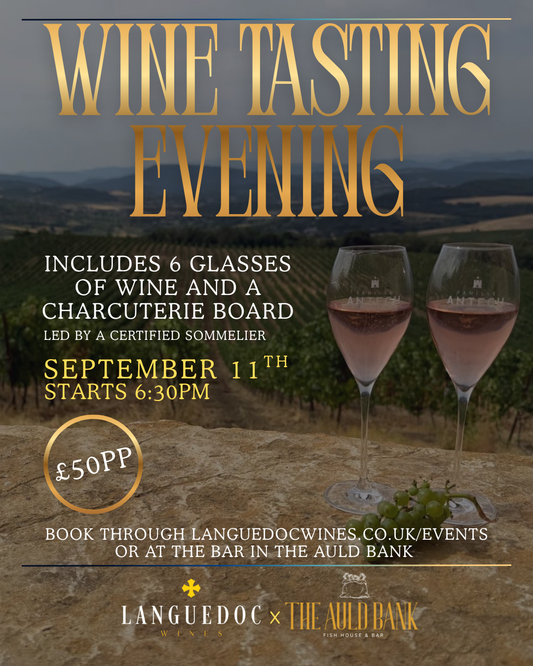 Wine tasting evening at the Auld Bank